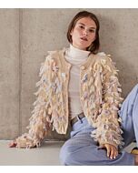 Lana Grossa vest met franjes breien van Brigitte No.2 en Cassata (F70,M30)