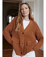 Lana Grossa vest met v-hals breien van Cool Wool (Classici 23, m3)