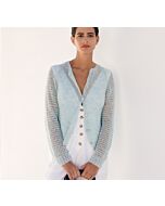 Lana Grossa vest van Bella breien uit Filati65, m27