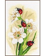 Lanarte borduurpakket Parade van lieveheersbeestjes borduren pn-0190657