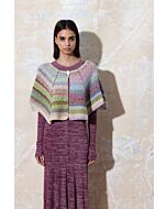 Lang Yarns dames cape met knoop haken van Magnolia (P74, M8)