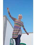 Lang Yarns lange dames trui breien van Harmony (P75,M12)