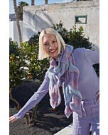 Lang Yarns sjaal met golfpatroon breien van Harmony (P75,M5)