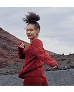 Lang Yarns trui breien van Donegal Tweed+ (Punto 77, m14) | C.R. Couture