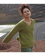 Lang Yarns trui breien van Donegal Tweed+ (Punto 77, m4) | C.R. Couture
