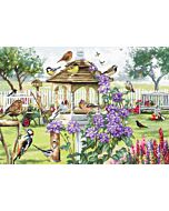 Letistitch borduurpakket vogelhuis 944 met telpatroon