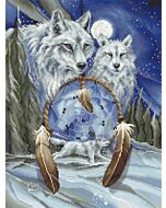 Letistitch borduurpakket Dreamcatcher Wolfs L8067