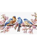 Letistitch borduurpakket spring bloom L8090 telpatroon