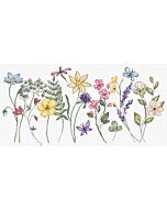 Letistitch borduurpakket zomer bloemen L8094 telpatroon
