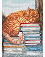 Letistitch borduurpakket Afternoon nap L8095 telpatroon