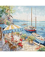 Letistitch borduurpakket 'seascape' L9927 telpatroon