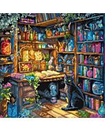 Letistitch borduurpakket 'charmed library' L9935 telpatroon