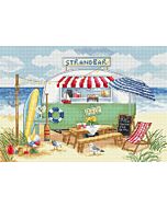Letistitch borduurpakket strandbar LI66-00 telpatroon