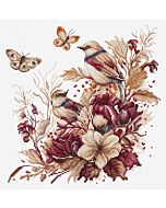 Luca-s borduurpakket Autumn Birds B2419