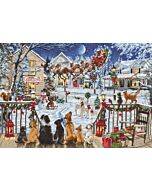 Luca-s borduurpakket Magische Kerstavond B2423 telpatroon