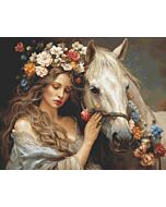 Luca-s borduurpakket The Flower Fairy B620 telpatroon