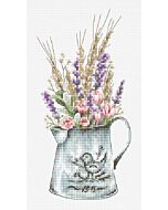 Luca-s borduurpakket lavendel boeket om te borduren b7008