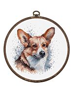Luca-s borduurpakket Welsh Corgi BC212
