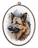 Luca-s borduurpakket Duitse Herder BC214