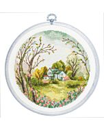 Luca-s borduurpakket Lentelandschap BC219 telpatroon