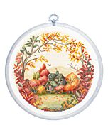 Luca-s borduurpakket Herfstlandschap BC221 telpatroon incl. borduurring