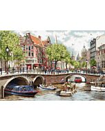 Borduurpakket Amsterdam  Luca-s  BU5005 om te borduren