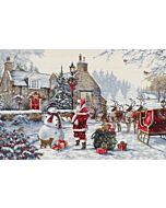 Luca-s borduurpakket Santa's Cottage BU5011