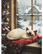 Luca-s borduurpakket 'winter sleep' BU5074 telpatroon