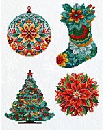 Luca-S kerst hangers Kerst decoratie JK042 telpatroon