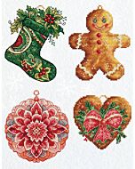 Luca-S kerst hangers winter decoratie JK043 telpatroon