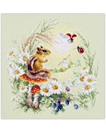 Magic needle boduurpakket eekhoorn in de weide 510-353 borduren