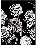 Voorbedrukt canvas/stramien black grey white 1 om te borduren van Margot  