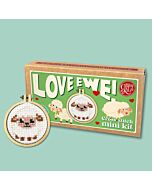 Crafty Mini Kit borduurpakket matchbox schaap MB-069 incl. kleine borduurring & sleutelhangertje