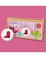 Crafty Mini Kit borduurpakket matchbox cowboy laars MB-139 incl. kleine borduurring & sleutelhangertje