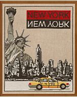 Borduurpakket New York met telpatroon van Margot 1275.4522