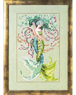Mirabilia borduurpatroon Twisterd Mermaids MD176 voor kruissteek