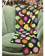 Scheepjes Meadow Throw deken haken van Cotton 8 en Sunkissed uit Yarn 11