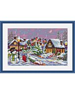 Merejka borduurpakket Christmas night K71 telpatroon 