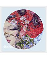 Merejka borduurpakket She Sleeps  k185  met telpatroon 