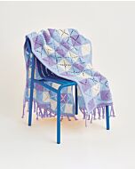 Steel de show met een eigen gehaakte Granny Squares plaid vichy van Pingouin Pingo Firs