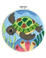 Borduurpakket spansteek schilpad incl borduurring van Needleart World LST3.001