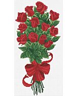 Needleart World borduurpakket Bouquet of Red Roses 340.003