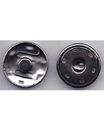 Naaibare drukknoop 18.9/18mm OUD ZILVER van eigen merk. Deze drukknoop is het zelfde als Kin drukknoop  nr 7. Deze drukkers worden veel gebruikt voor om de chunks armbanden te maken.