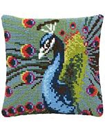 Pako kruissteek kussen pauw 003.269 om borduren