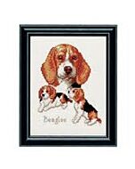 Borduurpakket beagles van pako