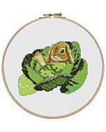 Pako borduurpakket baby konijntje in de kool 212.356