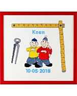 Pako borduurpakket geboortetegel Buurman & Buurman 274.035