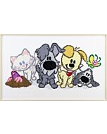 Pako borduurpakket Woezel & Pip en vrienden 271.045 borduren