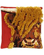 Pako Knoop / borduurkussen hooglander 012.008
