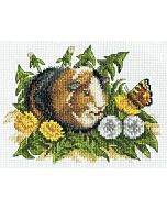 Borduurpakket cavia met telpatroon PANNA 08-0210